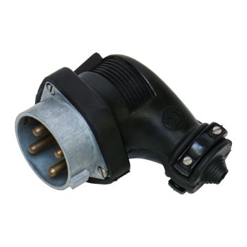 54288 Legrand Angled c.stop ML 380V 32A 3P+A rubber - IP 44 - IK 09 - LS,