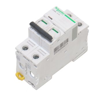 A9F74201 iC60N Schneider Electric "A9F74201 iC60N Schneider Electric Circuit Breaker 2P 1A C-Characteristic 6000A",