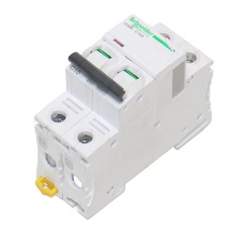 A9F77210 Acti9 iC60N Schneider Electric A9F77210 Acti9 iC60N Miniature Circuit Breaker 2P 10A C Curve 6000A Breaking Capacity,