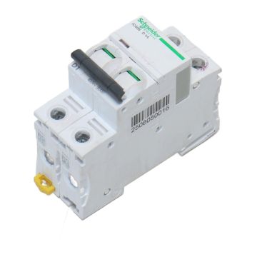 A9F75201 iC60N Schneider Electric "A9F75201 iC60N Schneider Electric Circuit Breaker 2P 1A D-Characteristic 6000A Breaking Capacity",