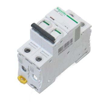 A9F77210 Acti9 iC60N Schneider Electric A9F77210 Acti9 iC60N Miniature Circuit Breaker 2P 10A C Curve 6000A Breaking Capacity 10kA Icu 20kA Ics/lcu,