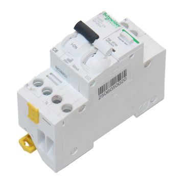 A9P22606 + A9Y62625 Schneider Electric A9P22606 + A9Y62625 Schneider Electric Acti 9 Circuit Breaker 25A 230V 6kA,