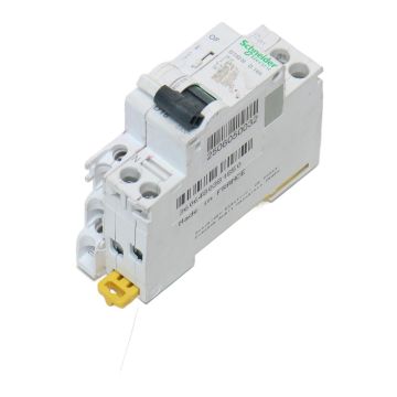 A9N21376 Schneider Electric A9N21376 Schneider Electric Miniature Circuit Breaker 1P + N 16A D Curve 6000A Breaking Capacity,