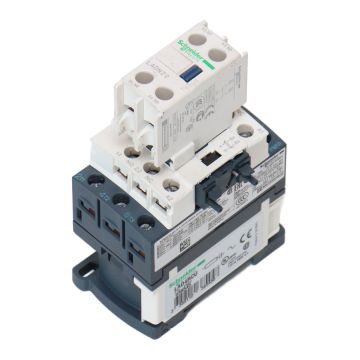 LC1D09 + LAD4RCU +  3LADN20 Schneider Electric "LC1D09 + LAD4RCU + 3LADN20 Schneider Electric 3-Pole Contactor with Suppression Module & Auxiliary Contact Block",