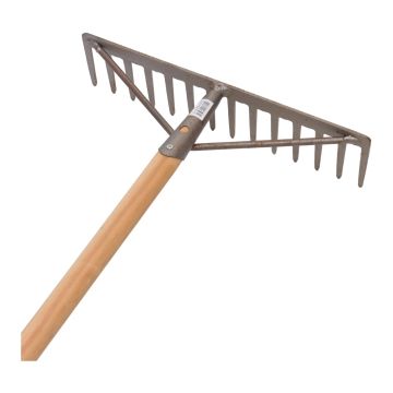 Hark tuin 14-tands recht met steel Streuding Hark tuin 14-tands recht met steel Streuding 1560mm lengte,