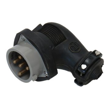 54270 Legrand 054270 Legrand LV Rubber Angled Plug 16A 380-415V~ IP44 3P+N+T,