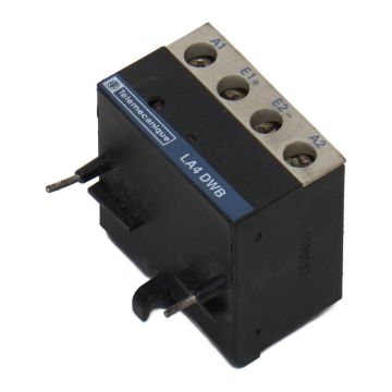 LA4DWB Telemecanique LA4DWB Telemecanique Contactor Interface Module for LC1 Series, 250V Voltage Rating,