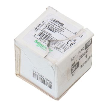 LA4DWB 023647 Schneider Electric  LA4DWB 023647 Schneider Electric Interface Module 24V 50/60Hz PLC Control Circuit,