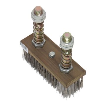 Grounding Brush Normaf Normaf Grounding Brush with 2 Brush Rods for Metal Plate 60x170x15 mm,