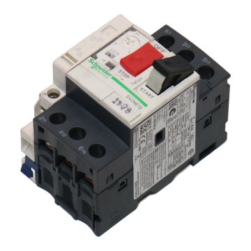 GV2ME10 + GVAN11 Schneider Electric GV2ME10 Schneider Electric Circuit Breaker 4-6.3 A + GVAN11 Auxiliary Contact,