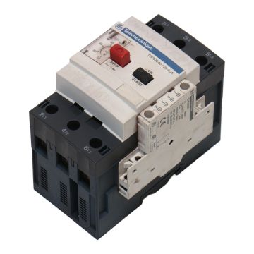 GV3ME40/25-40A +GV3A01 Schneider Electric GV3ME40/25-40A Schneider Electric Motor Circuit Breaker 25-40A Screw Clamp Thermomagnetic,