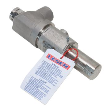4594.2142 Leser 4594.2142 Leser Safety Valve for Pneumatic Systems with NPT1/2, 63.6 mmÃ‚Â² Flow Area, and 330.00 barg Set Pressure,