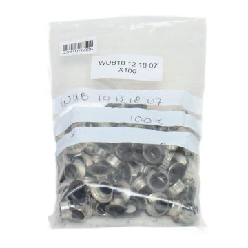 WUB10 12x18x7 LS WUB10 12x18x7 LS Bronze Plain Bearing Sleeve Bushing 100 Pack,