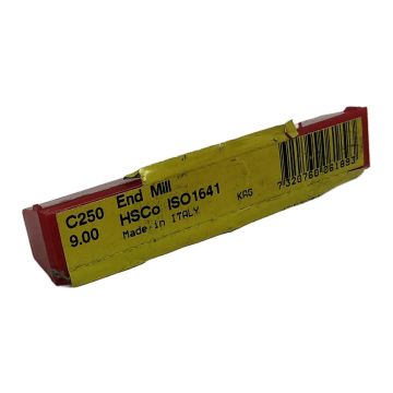 C250 9.00 HSCo 50 ISO1641 Dormer Shank-type milling cutter