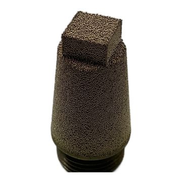 SCQ 3/8 sintered bronze silencer Metal Work Pneumatic Sintered Silencer,