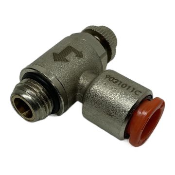 9031011C MRF-N-M-C 10 1/4 Snelheidsregelventiel 10mm - G 1/4" Metal Work Pneumatic flow control valve,