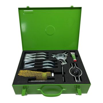 845-150 Industrial Internal Extractor Set with Hydraulic Spindle in Metal Case Kukko Hydraulic bearing puller set,