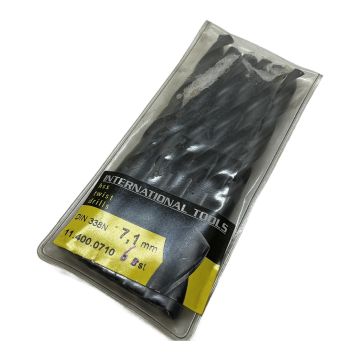 11.400.0710 HSS Twist Drill 7,1mm DIN338N (6pcs) International Tools HSS twist drill bits,