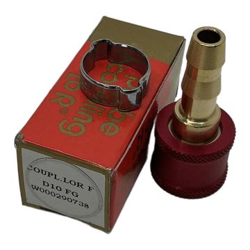 D10 FG W000290738 LOKRING Brass quick coupling fitting,