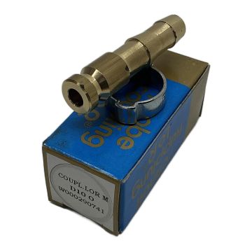 COUPL.LOR M D10 O WO00290741 LOR Brass hose fitting,