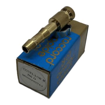 D6 O W000290743 LOR Brass Hose Fitting,