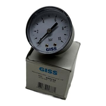 829132 Gauge 0-10bar 50dia GISS Pressure Gauge,