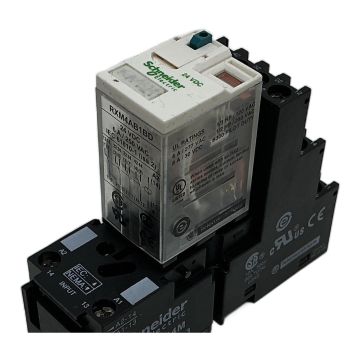 RXM4AB1BD RXZE2S114M Schneider Electric Electromechanical Plug-in Relay,