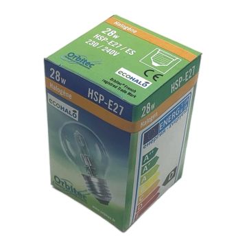 HSP-E27 370lm 28W 230/240V Halogen 134064 Orbitec Halogen Lamp E27,