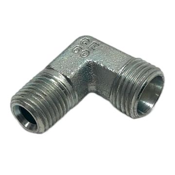 MA-20-14-04 WEV 10L 1/4 NPT Van De Calseyde Hydraulics Threaded Steel Elbow Fitting,