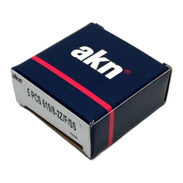 619/8-2Z/F/SS (5pcs) AKN Flanged Stainless Steel Ball Bearing,