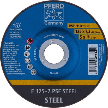 • Article: AFBRAAMSCHIJF E 125-7 PSF STEEL • Manufacturer: Pferd • Condition: New • Price: Attractive!