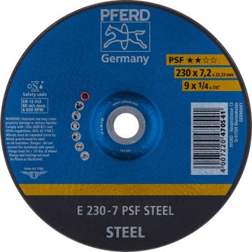 • Article: AFBRAAMSCHIJF E 230-7 PSF STEEL • Manufacturer: Pferd • Condition: New • Price: Attractive!