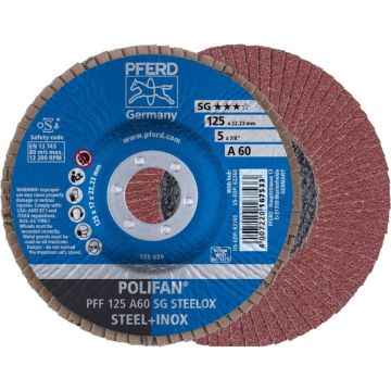 • Article: POLIFAN PFF 125 A60 SG STEELOX • Manufacturer: Pferd • Condition: New • Price: Attractive!