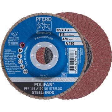 • Article: POLIFAN PFF 115 A120 SG STEELOX • Manufacturer: Pferd • Condition: New • Price: Attractive!