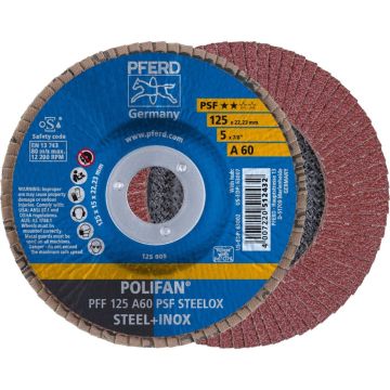 • Article: POLIFAN PFF 125 A60 PSF STEELOX • Manufacturer: Pferd • Condition: New • Price: Attractive!