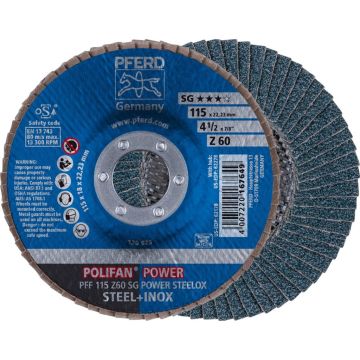 • Article: POLIFAN PFF 115 Z60 SG POWER STEELOX • Manufacturer: Pferd • Condition: New • Price: Attractive!