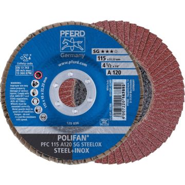 • Article: POLIFAN PFC 115 A120 SG STEELOX • Manufacturer: Pferd • Condition: New • Price: Attractive!