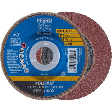 • Article: POLIFAN PFC 115 A60 PSF STEELOX • Manufacturer: Pferd • Condition: New • Price: Attractive!