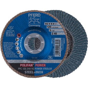 • Article: POLIFAN PFC 125 Z40 SG POWER STEELOX • Manufacturer: Pferd • Condition: New • Price: Attractive!