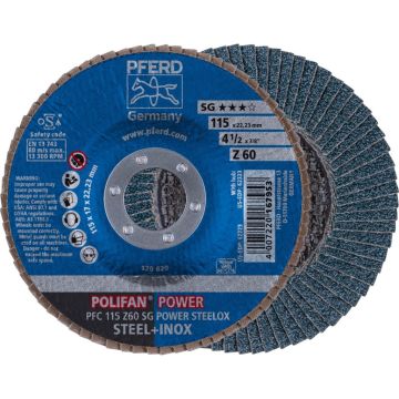 • Article: POLIFAN PFC 115 Z60 SG POWER STEELOX • Manufacturer: Pferd • Condition: New • Price: Attractive!