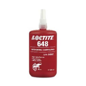 • Article: 648 250ml High Temperature Retainer • Manufacturer: Loctite • Condition: New • Price: Attractive!