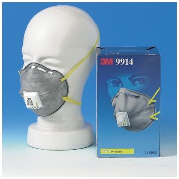 • Article: 9914 Fijnstofmasker FFP1 met uitademventiel • Manufacturer: 3M • Condition: New • Price: Attractive!