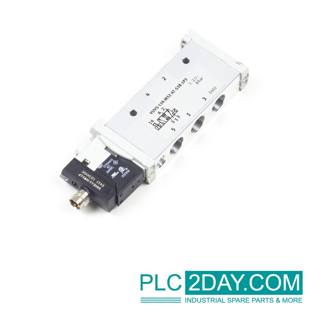 Buy now your Festo VUVG-L14-M52-AT-G18-1P3 566499 Solenoid Valve at  PLC2Day.com