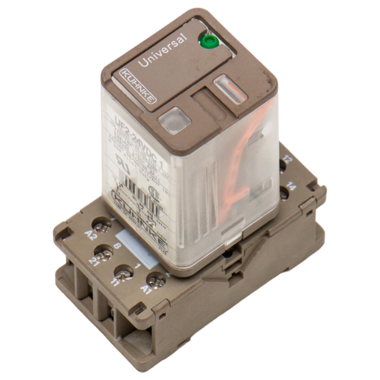 パーツ YUKKURI RELAY 2 UF2-24VDC-1 (Z392-10A-380VAC) Kuhnke, Universal Relay 10A