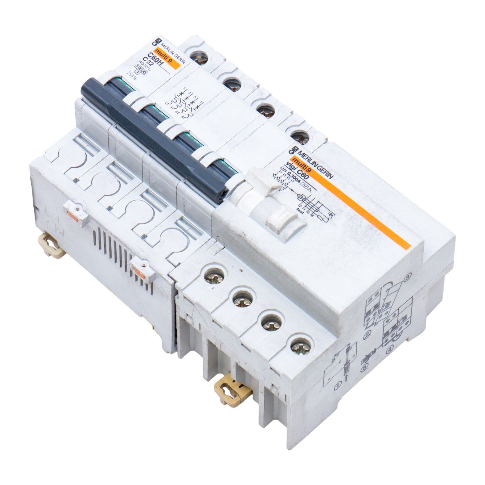 C60H-C32 25016 + vigi C60 26567 Merlin Gerin, circuit breaker C32