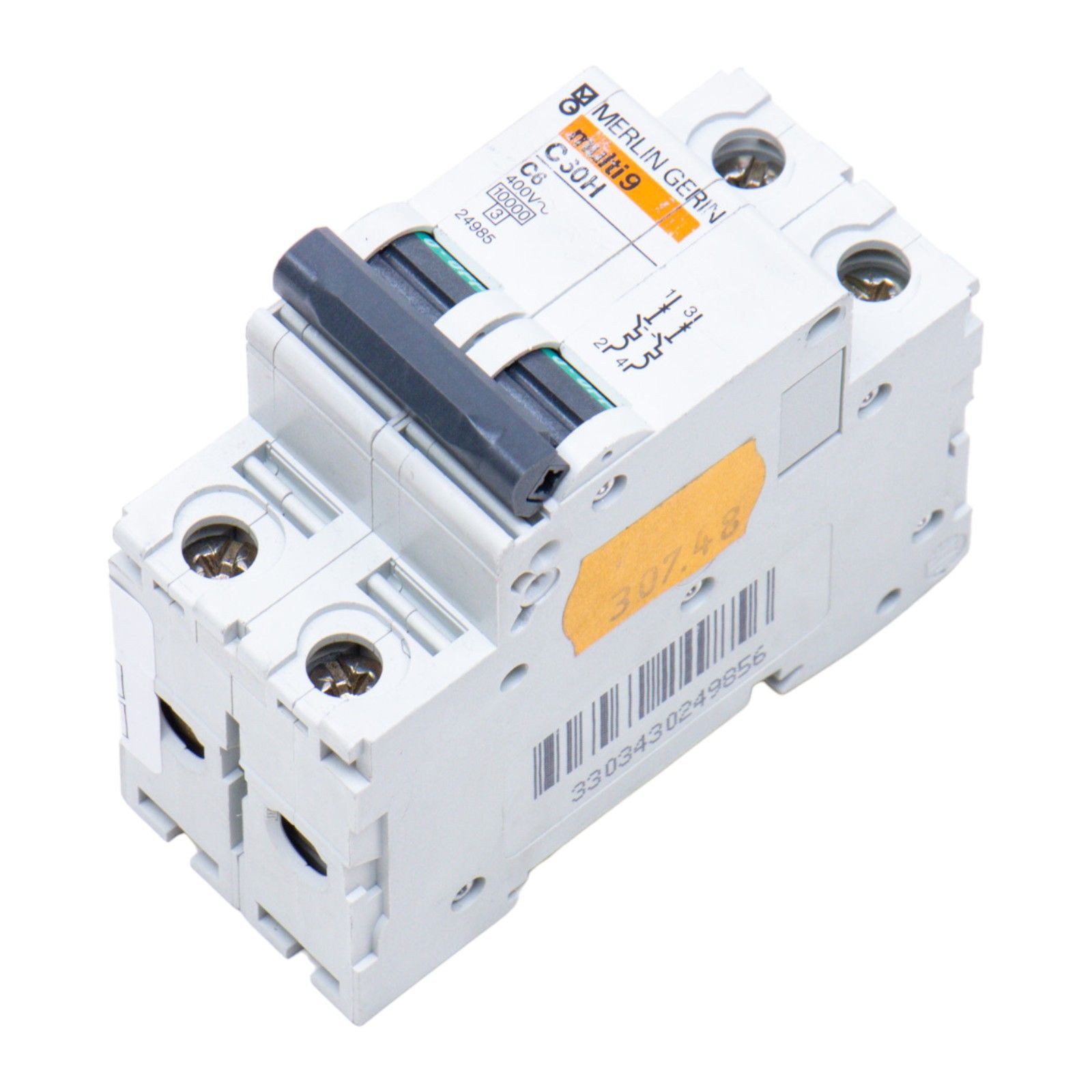 C60H-C10 24986 Merlin Gerin, circuit breaker C10