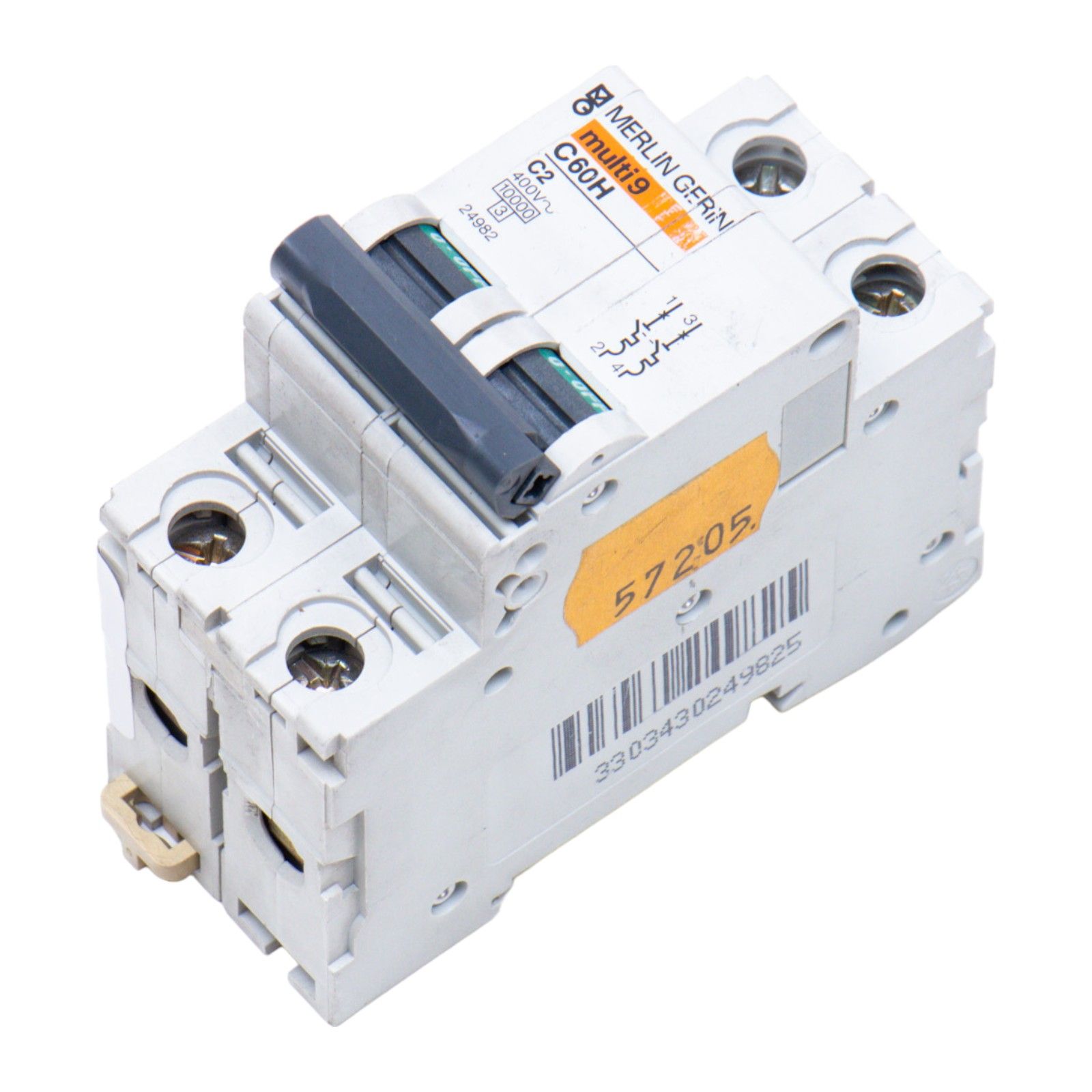C60LK4A 25482 Merlin Gerin, Circuit Breaker 2P 25kA 415V