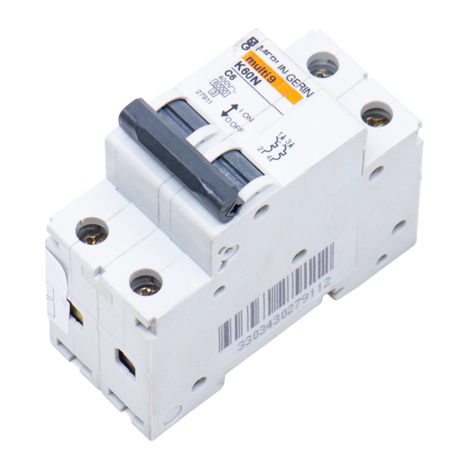C60LK4A 25482 Merlin Gerin, Circuit Breaker 2P 25kA 415V