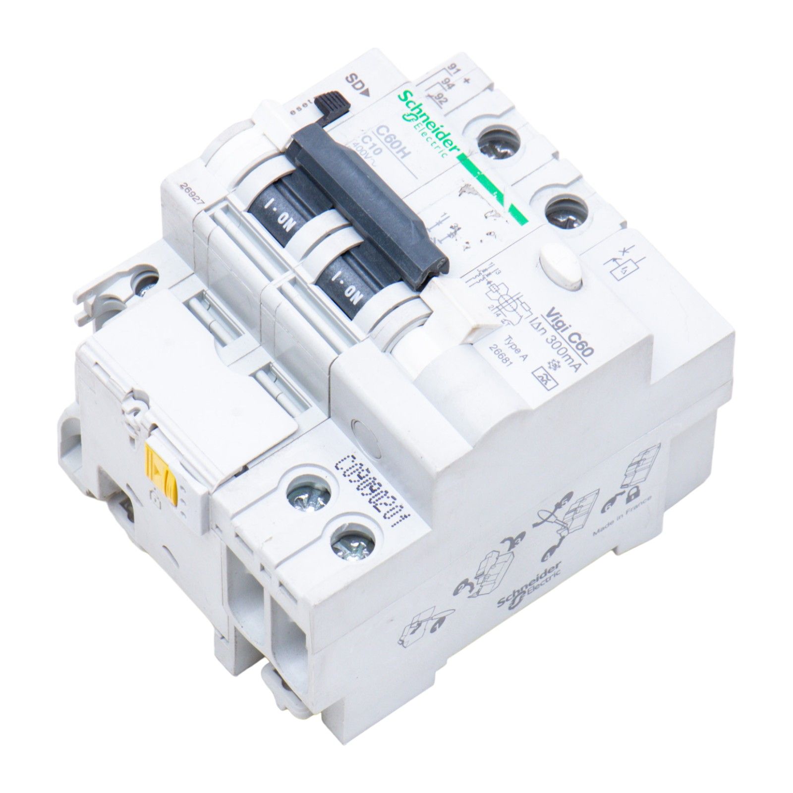 C60H-C10 24986 + Vigi C60 26681 + Aux switch 26927 Schneider