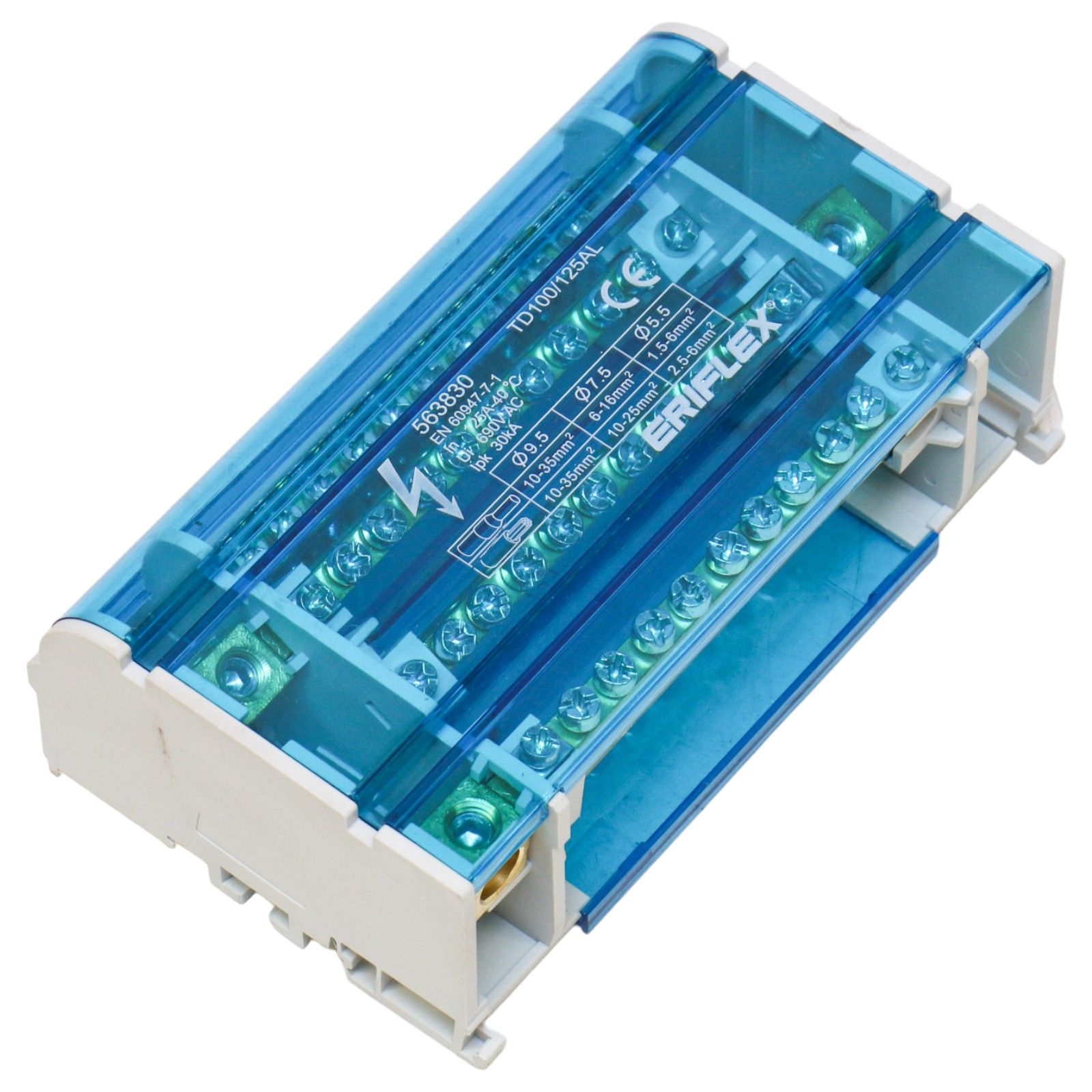 TD100/125AL 563830 nVent ERIFLEX, Distribution set 4P 100/125a